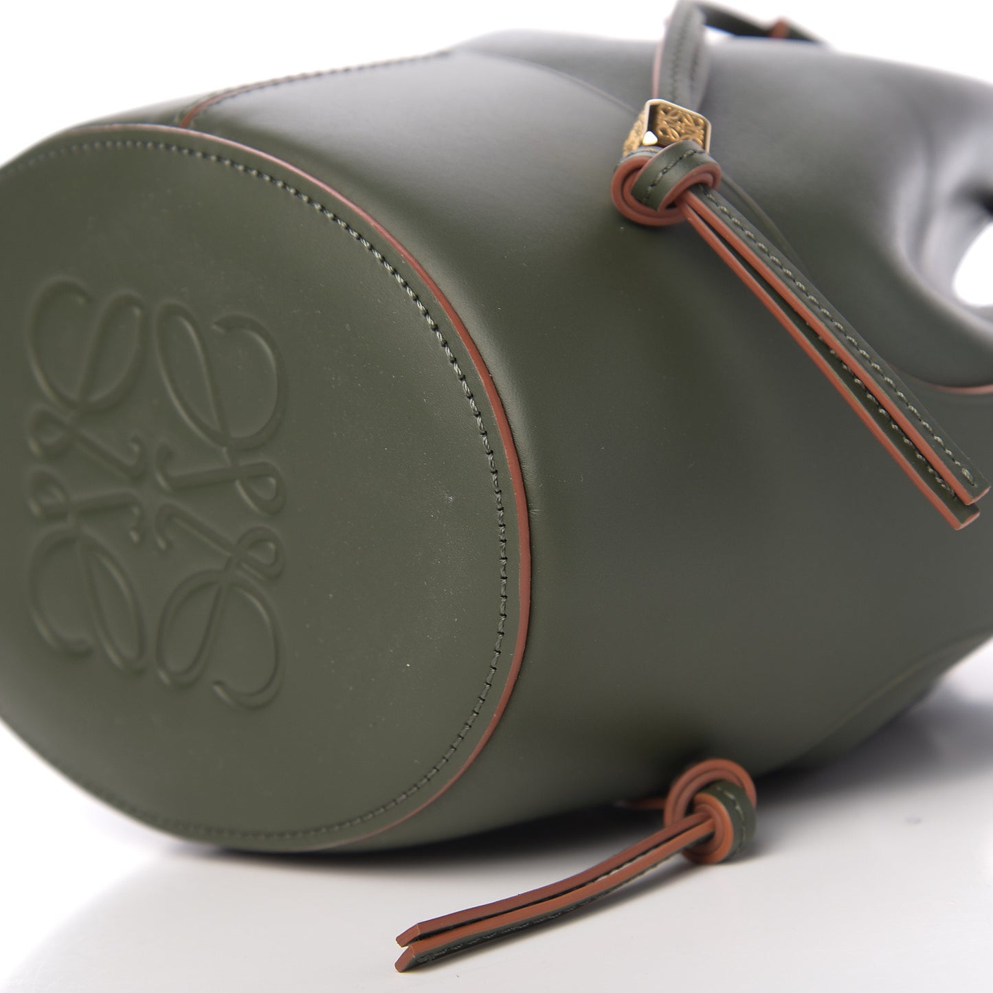 Nappa Calfskin Small Balloon Bag Vintage Khaki