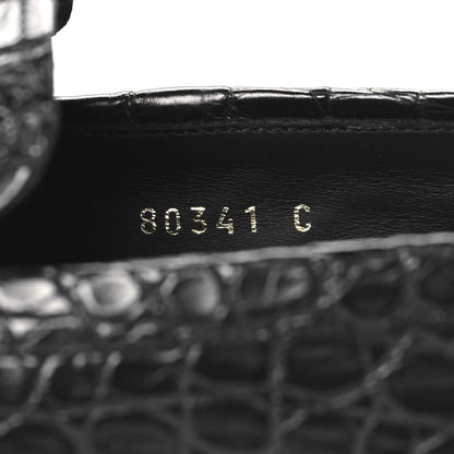 Prada Crocodile Mens Loafers 7 Black 7 of 10
