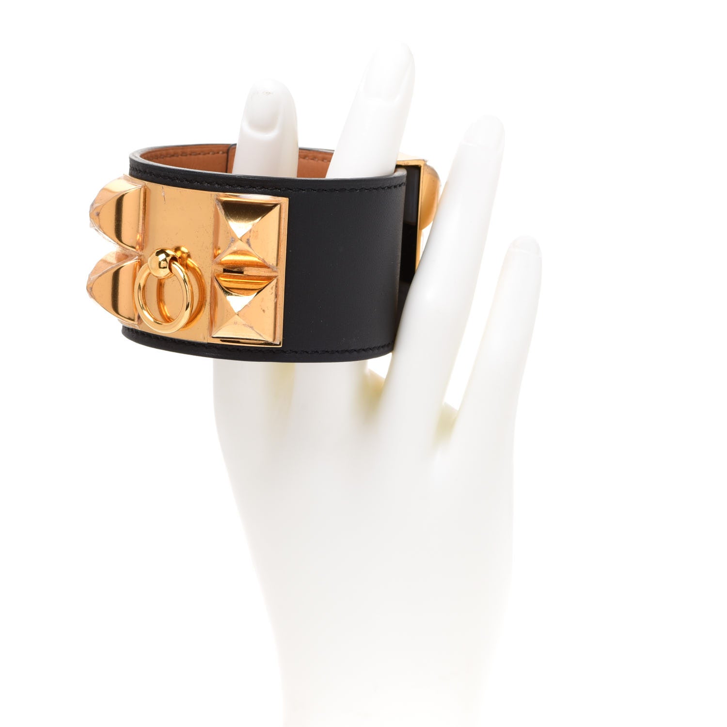Hermes Swift Collier de Chien CDC Bracelet S Black 2 of 7