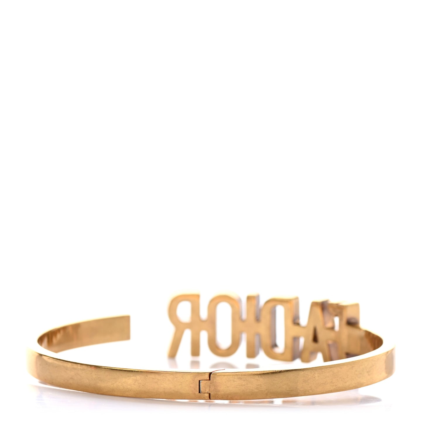 Metal J'Adior Bracelet Cuff Gold