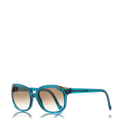 Louis Vuitton Ivy Cat Sunglasses Z0727W Petrole Blue 1 of 8