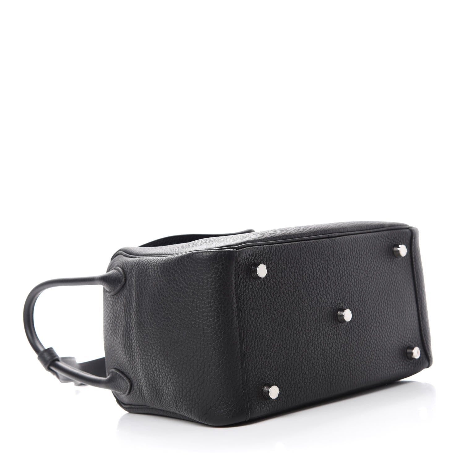 Hermes Taurillon Clemence Lindy 26 Black 4 of 11