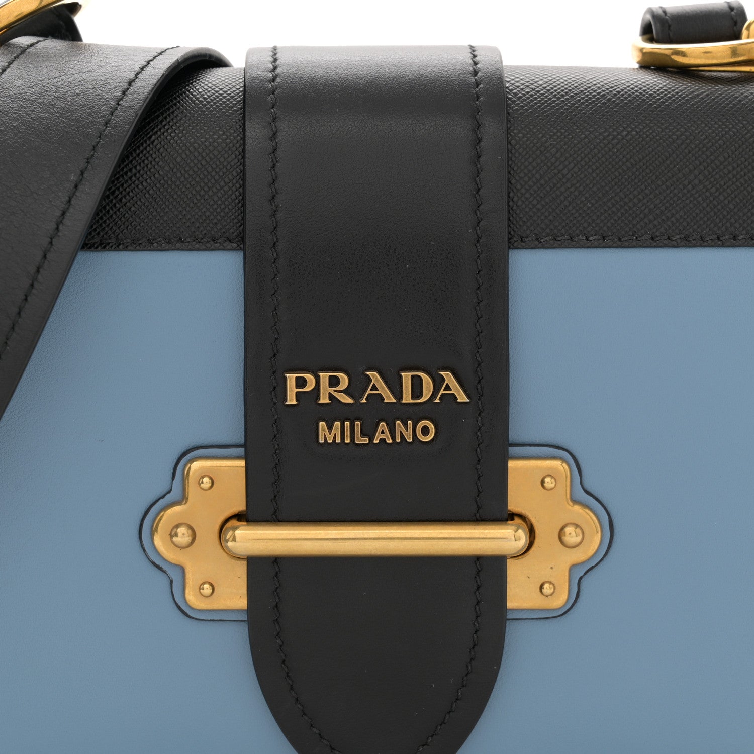 Prada City Calf Saffiano Cahier Bag Astrale Black 9 of 13