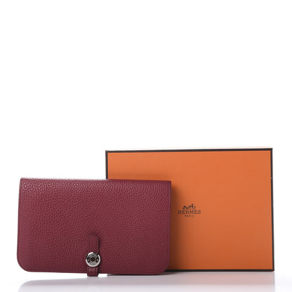 Hermes Togo Dogon Duo Wallet Rubis 13 of 13