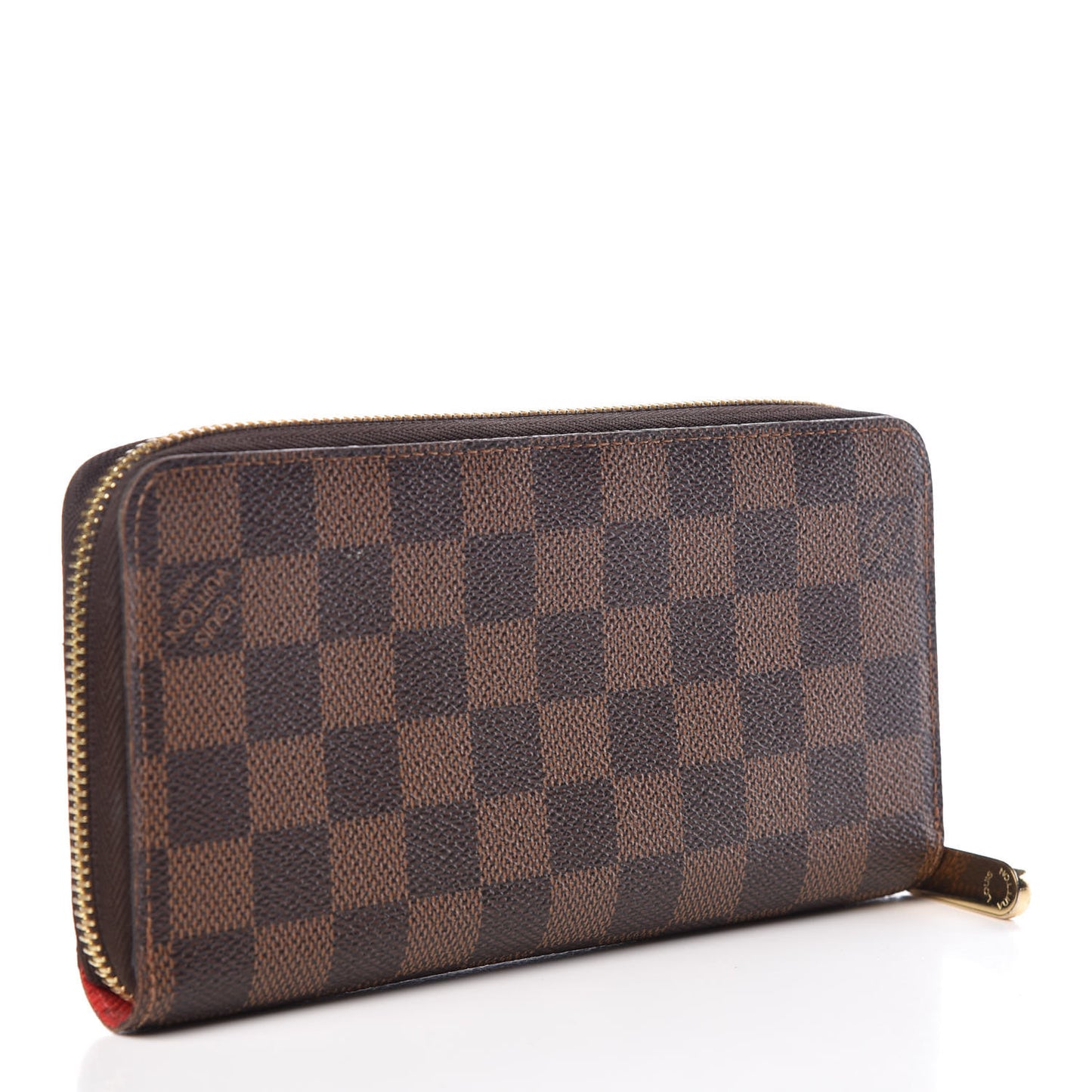 Damier Ebene 2016 Christmas Animation Zippy Wallet Rouge