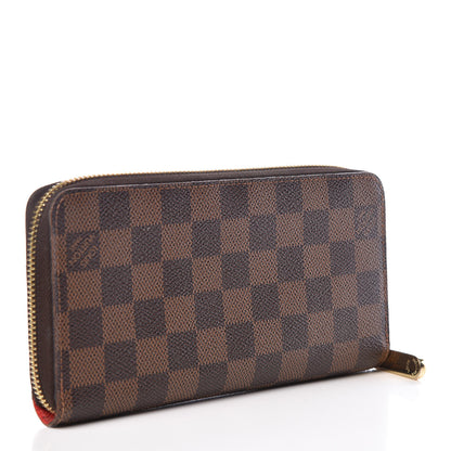 Louis Vuitton Damier Ebene 2016 Christmas Animation Zippy Wallet Rouge 3 of 8
