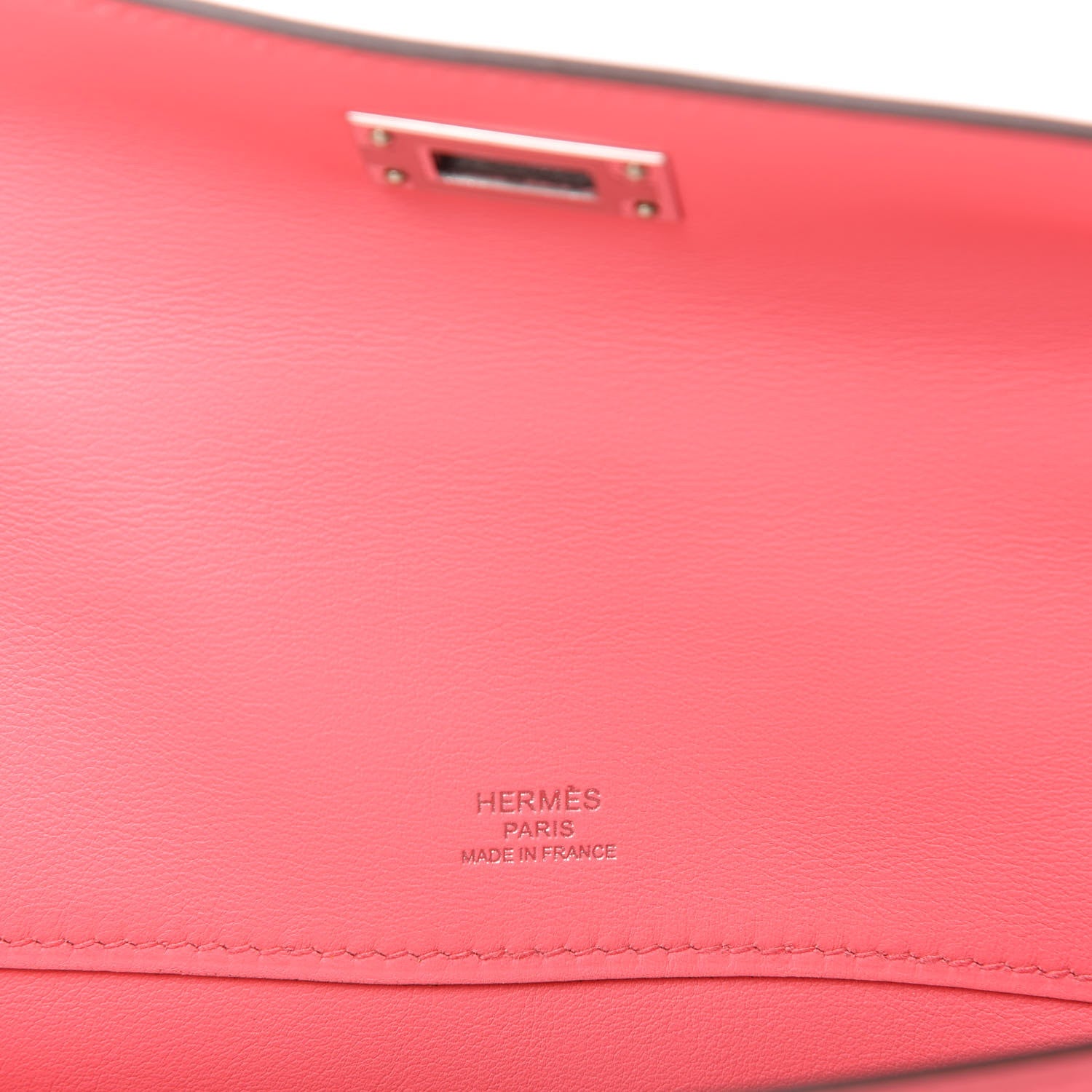 Hermes Swift Kelly Cut Clutch Pochette Rose D'Ete 6 of 7