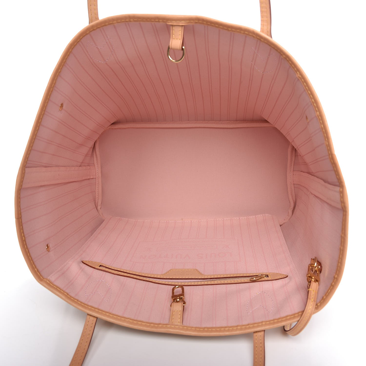 Louis Vuitton Damier Azur Neo Neverfull MM Rose Ballerine 5 of 9