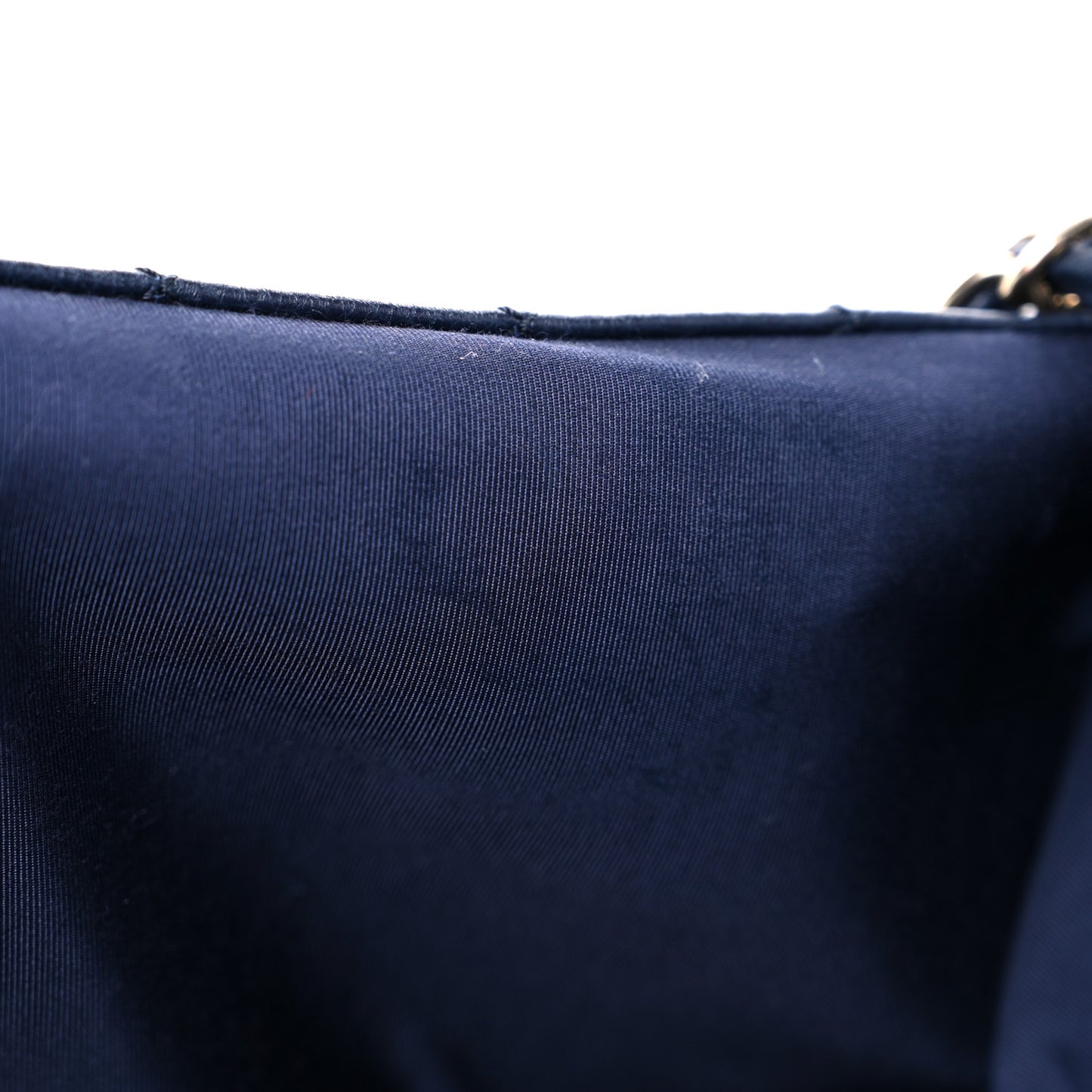 Calfskin Quilted Small XXL Travel Flap Bag Navy