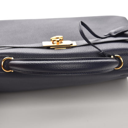 Hermes Togo Kelly Retourne 35 Bleu Nuit 30 of 34