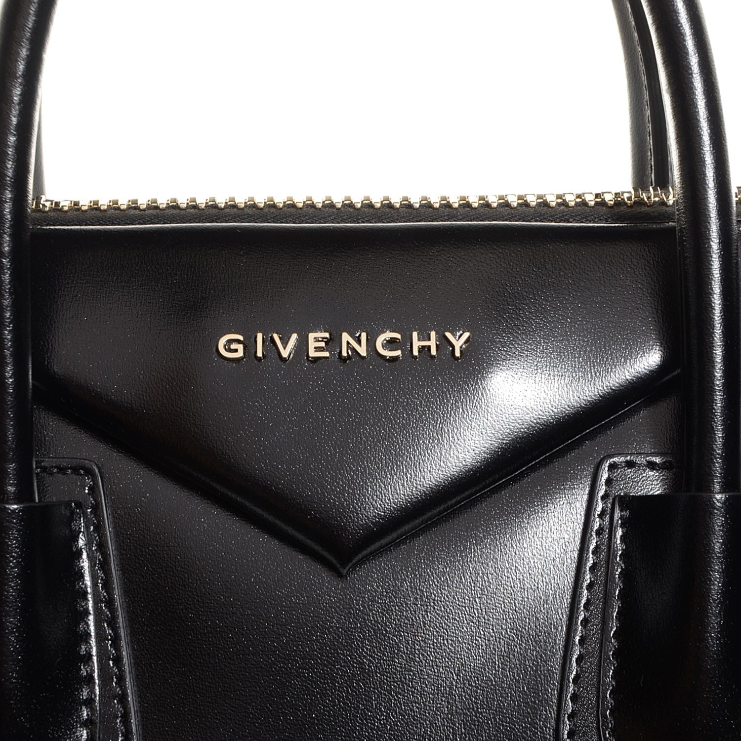 Givenchy Shiny Lord Calfskin Medium Antigona Black 10 of 10