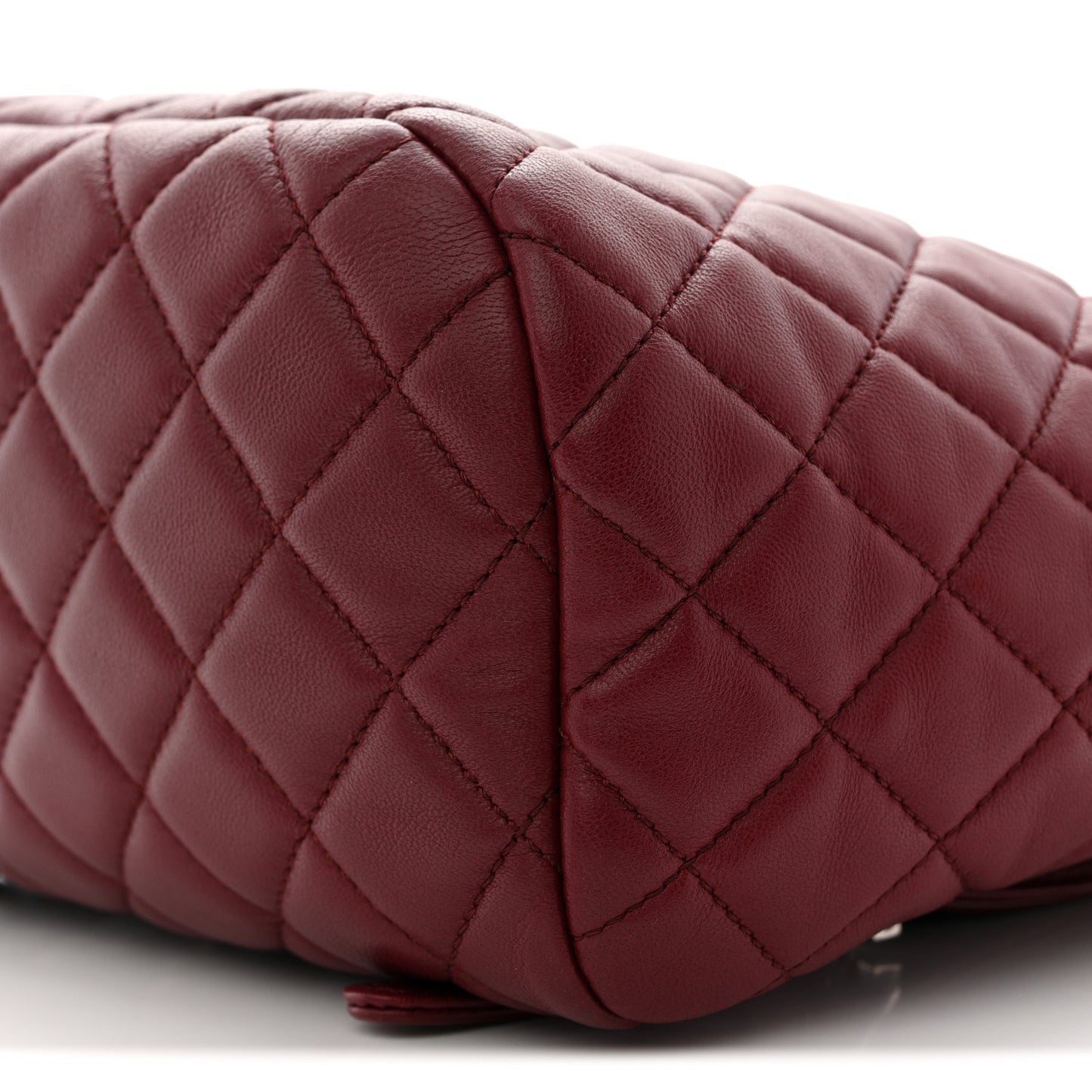 Lambskin Quilted Small Urban Spirit Backpack Red