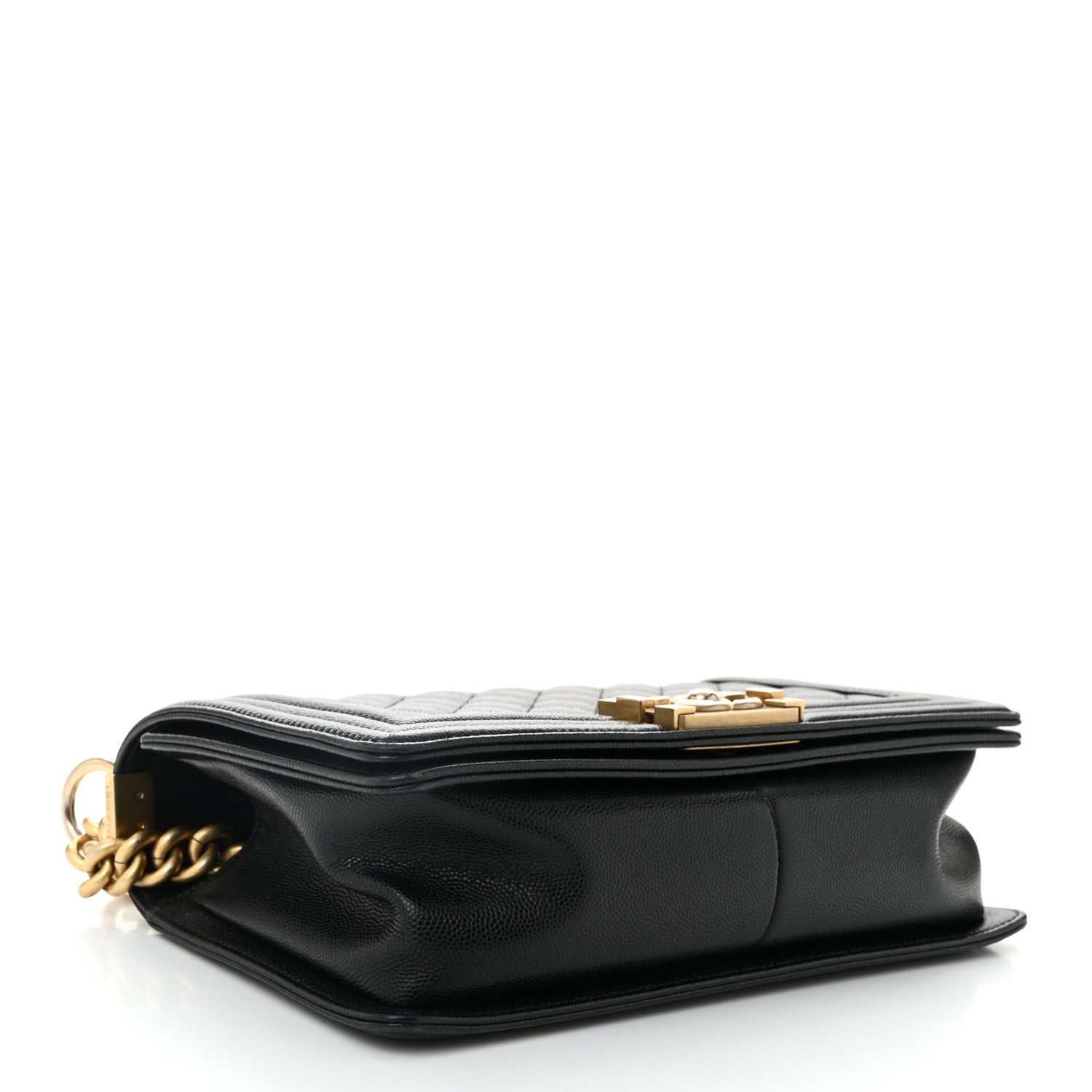 Chanel Caviar Quilted Medium Boy Flap Black 4 of 11