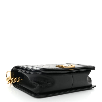 Chanel Caviar Quilted Medium Boy Flap Black 4 of 11