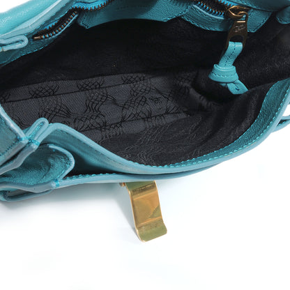 Proenza Schouler Leather PS1 Mini Pouch Messenger Bag Lagoon 7 of 11