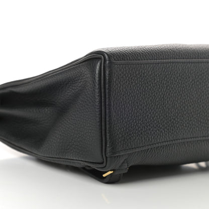 Hermes Taurillon Clemence Kelly Ado Backpack Black 9 of 10