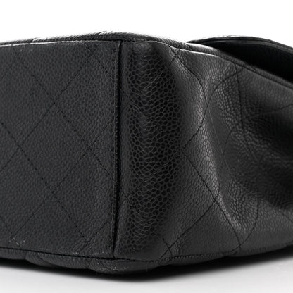 Chanel Caviar Quilted Maxi Double Flap Black 10 of 11