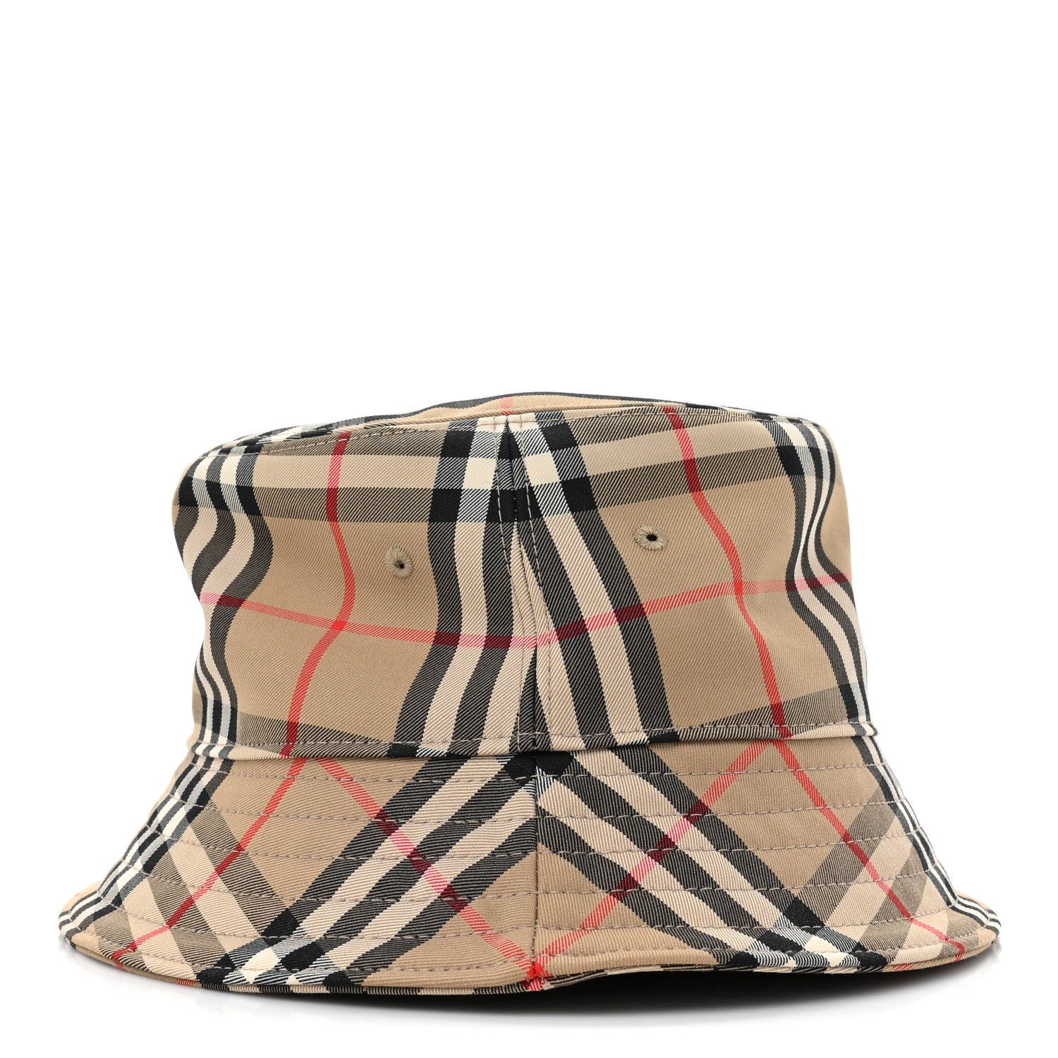 Burberry Technical Cotton Vintage Check Bucket Hat M Archive Beige 3 of 7