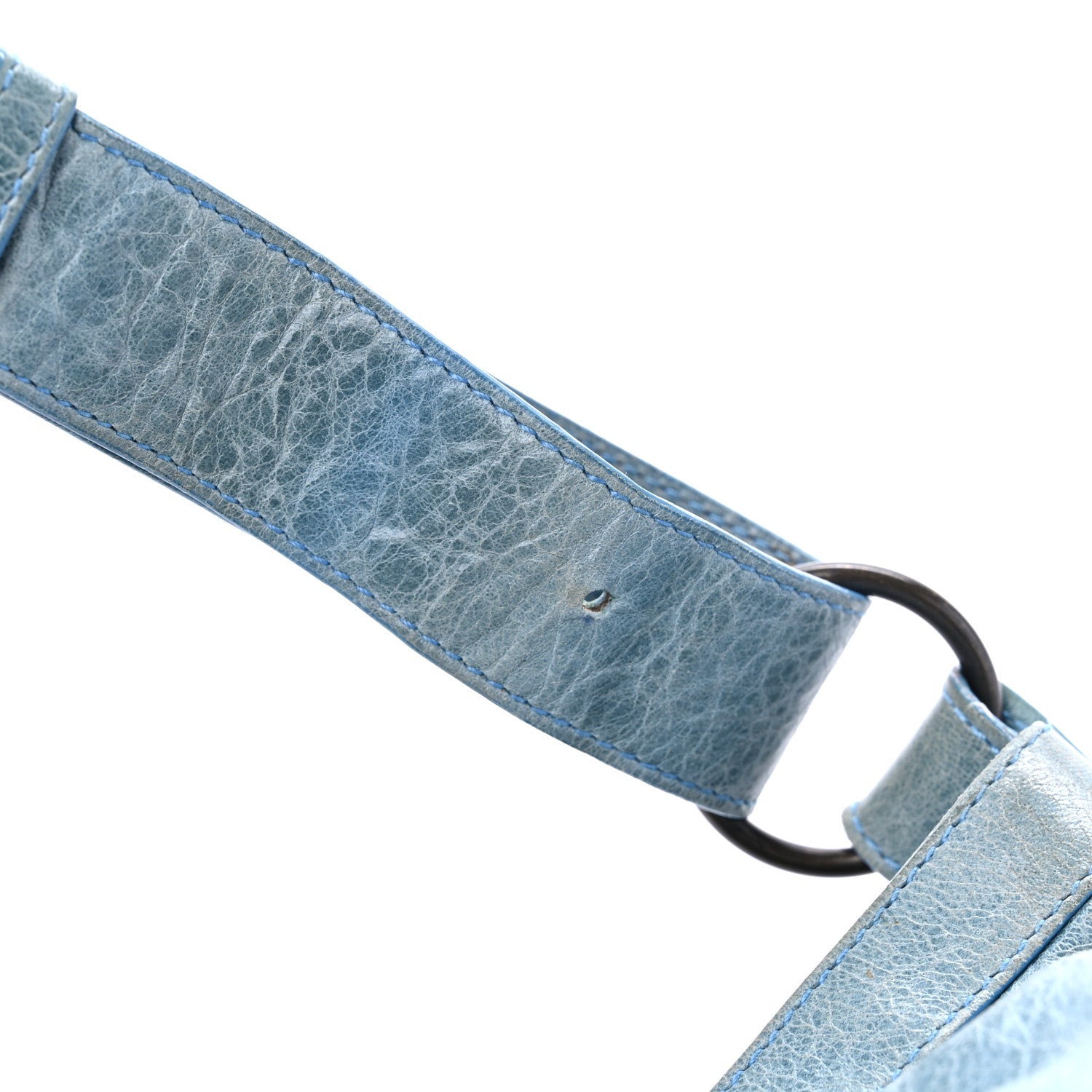 Balenciaga Chevre Classic Hardware Flat Messenger Sky Blue 21 of 24