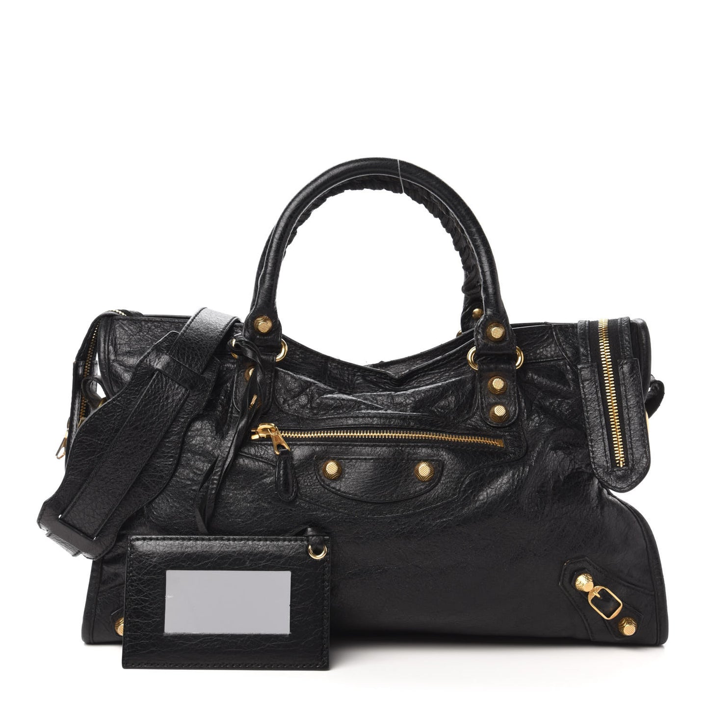 Agneau Giant 12 Gold Hardware City Black