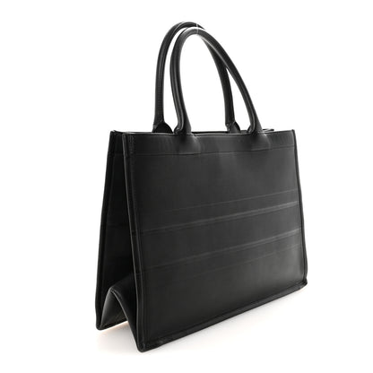 Christian Dior Calfskin Embossed Medium Book Tote Black 3 of 10