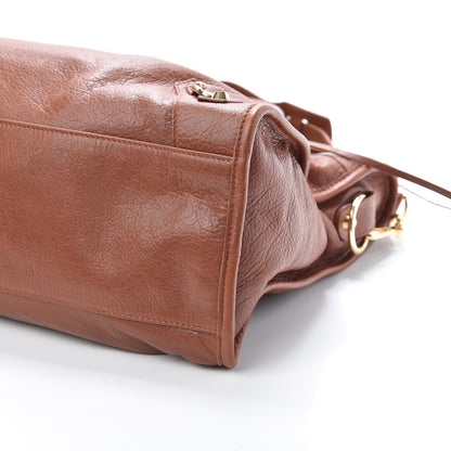 Balenciaga Agneau Classic Gold Hardware City Marron Cognac 8 of 8