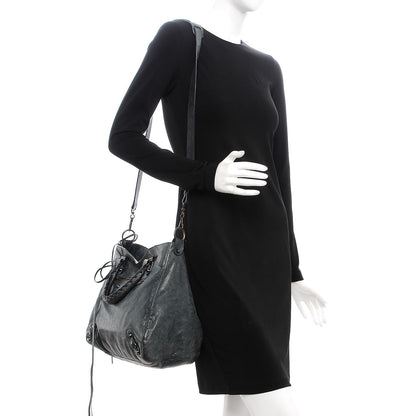 Balenciaga Agneau Classic Hardware Velo Dark Night 2 of 14