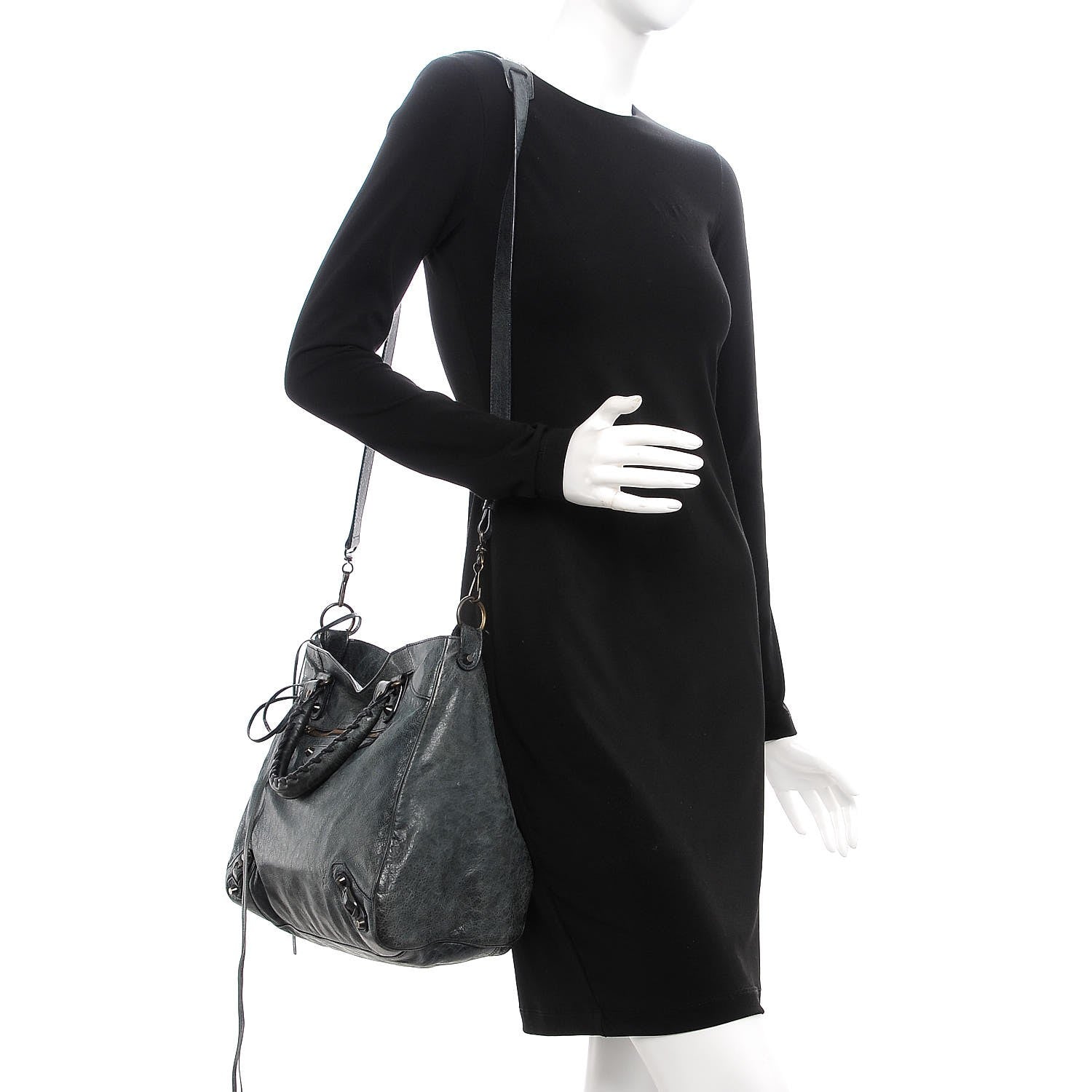 Balenciaga Agneau Classic Hardware Velo Dark Night 2 of 14