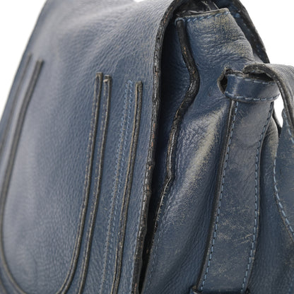 Chloe Calfskin Medium Marcie Round Crossbody Bag Navy 18 of 21