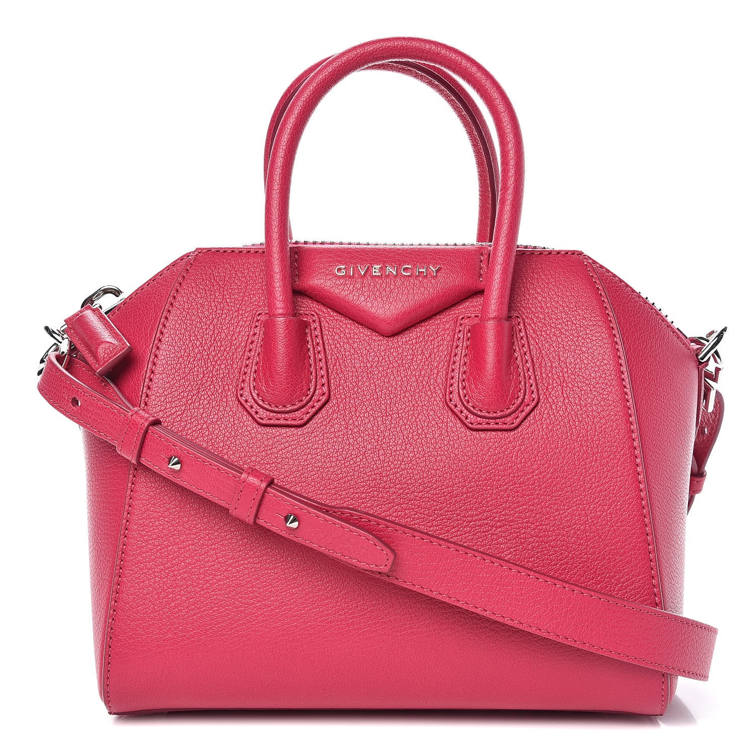 Givenchy Sugar Goatskin Mini Antigona Fushia 1 of 10