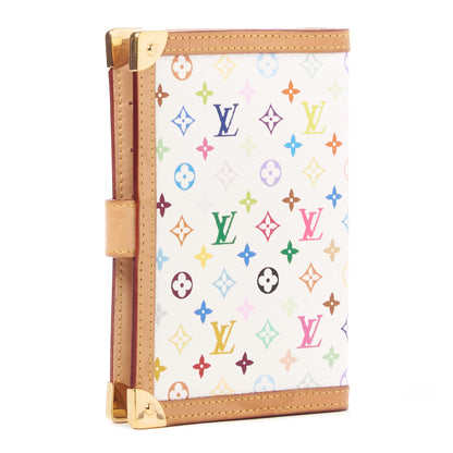 Louis Vuitton Monogram Multicolor Small Ring Agenda Cover White 2 of 7