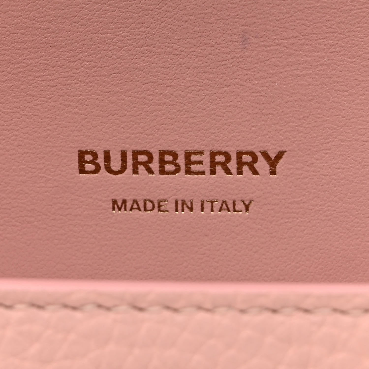 Burberry Grained Calfskin Mini TB Elongated Bag Dusty Pink 5 of 15