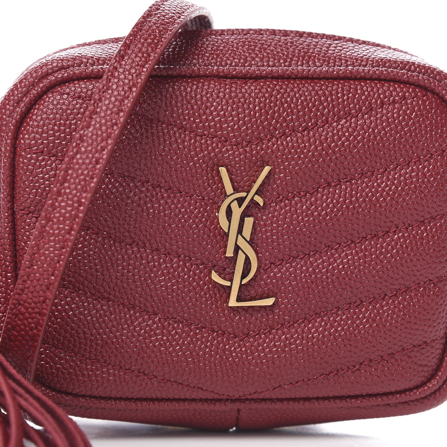 Grain De Poudre Matelasse Monogram Baby Lou Camera Bag Vinyle