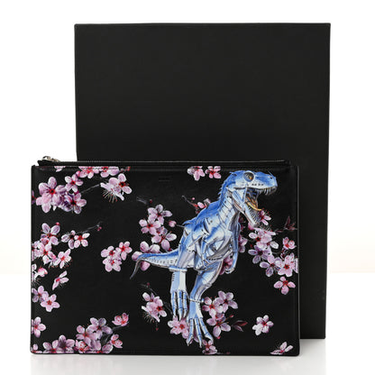 Christian Dior x Sorayama Calfskin Zipped Pouch Black 10 of 10