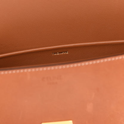 Celine Natural Calfskin Triomphe Shoulder Bag Tan 7 of 10