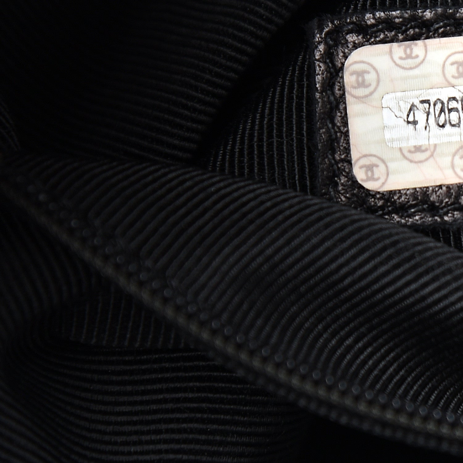 Chanel Caviar CC Shoulder Bag Black 7 of 10