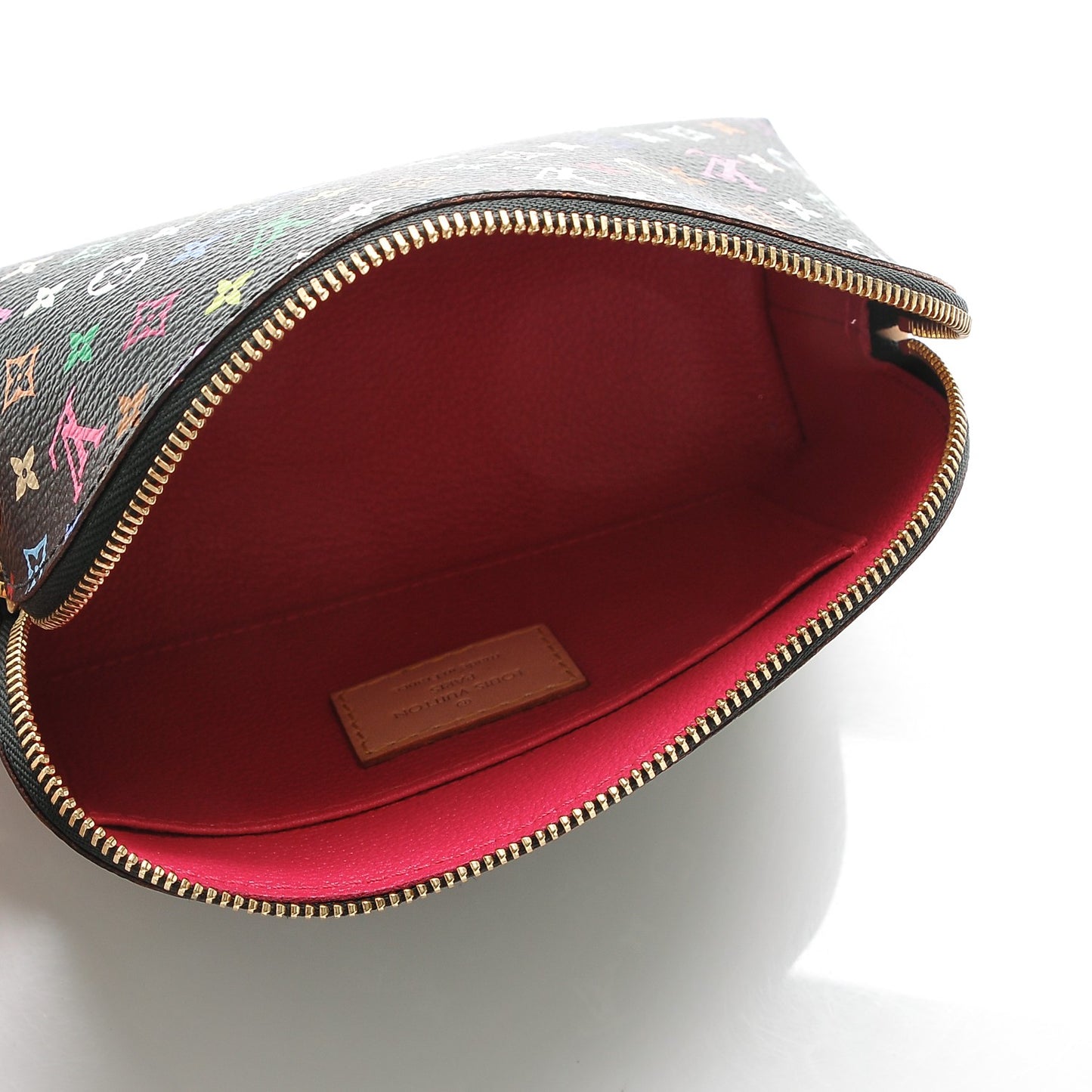 Monogram Multicolor Cosmetic Pouch Black Grenade