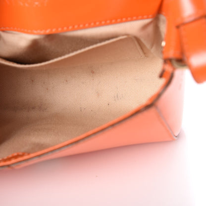 Givenchy Shiny Lambskin Obsedia Shoulder Bag Orange 6 of 10