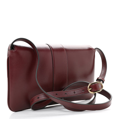 Gucci Vitello Palmellato Lux Small Arli Flap Shoulder Bag Vintage Bordeaux 3 of 8