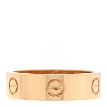 Cartier 18K Yellow Gold 5.5mm LOVE Ring 58 8.5 1 of 4