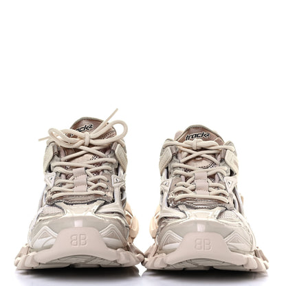 Balenciaga Rubber Mesh Bi-Color Womens Track.2 Open Sneakers 39 Nude 2 of 6