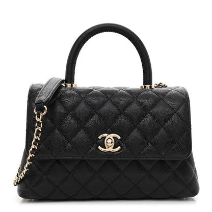 Chanel Caviar Quilted Mini Coco Handle Flap Black 1 of 11