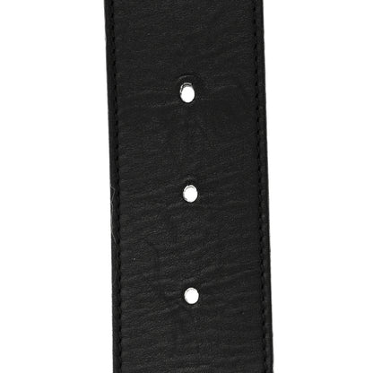 Gucci Calfskin Crystal Double G Belt 80 32 Black 3 of 5