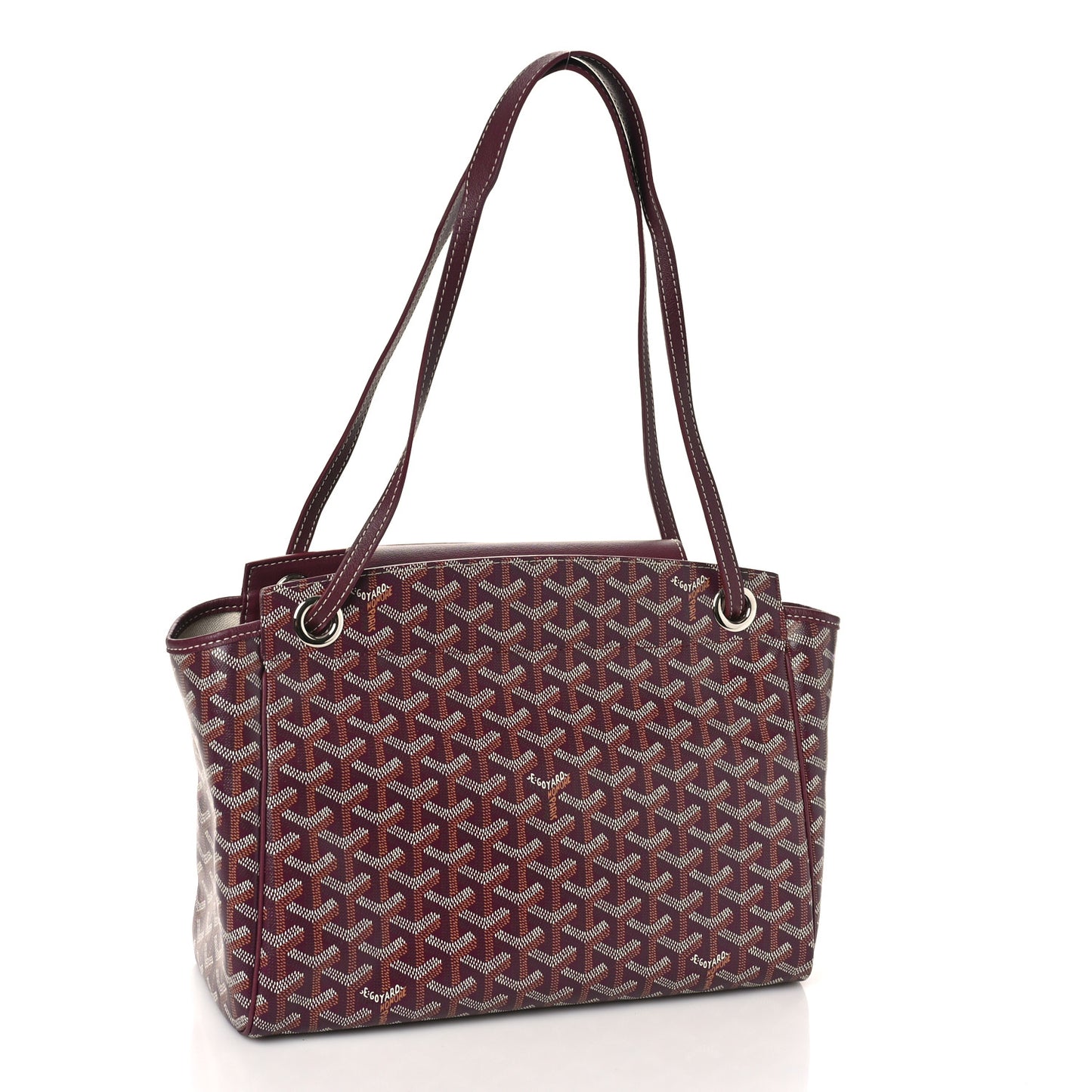 Goyardine Rouette PM Burgundy