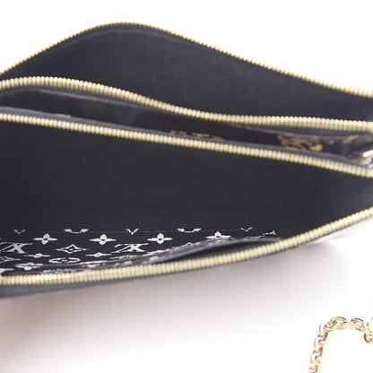 Louis Vuitton Monogram Giant Jungle Pochette Double Zip Black 6 of 11