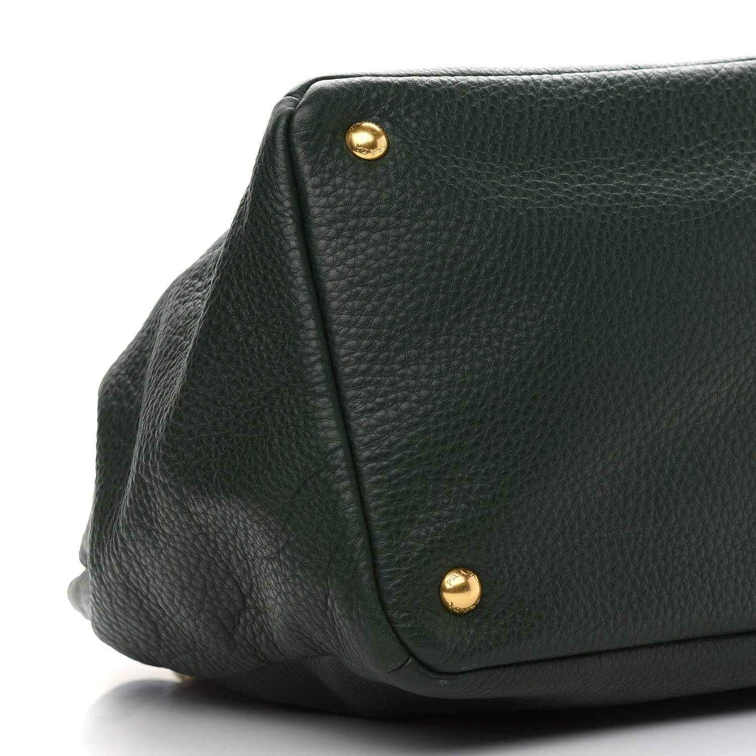 Prada Vitello Daino Tote Green 6 of 7