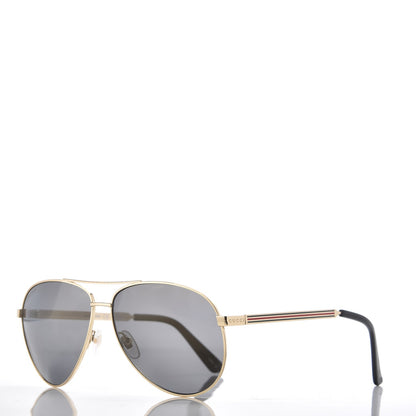 Gucci Aviator Sunglasses GG0237S Gold 1 of 9