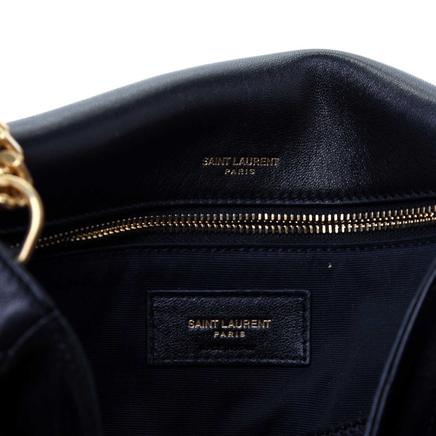 Saint Laurent Lambskin Matelasse Monogram Medium Niki Chain Satchel Black 8 of 12