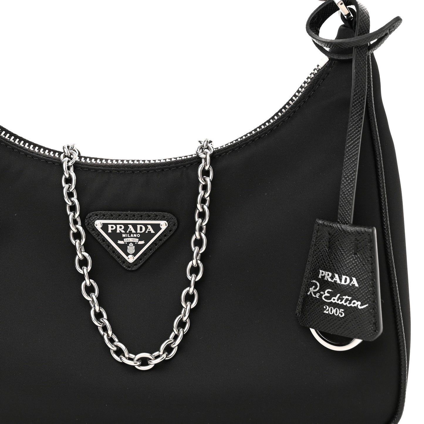 Nylon Re-Edition 2005 Shoulder Bag Black