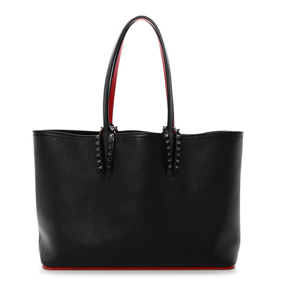 Christian Louboutin Calfskin Spikes East West Cabata Tote Black Black 1 of 14
